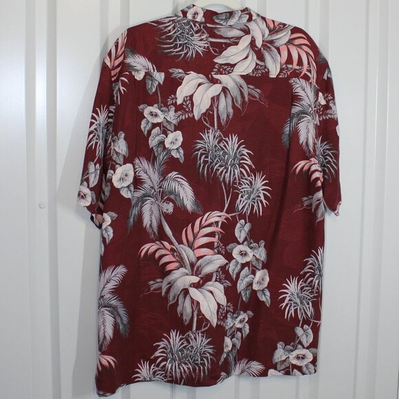 Tommy Bahama Mens Silk Original Fit Tropical Print Button Down Shirt Size L - Picture 2 of 7